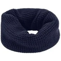 Myrtle Beach Strickschal Lässiger Schlauchschal in grober Strickoptik MB7314, Innenseite mit Fleece für einen angenehmen Tragekomfort