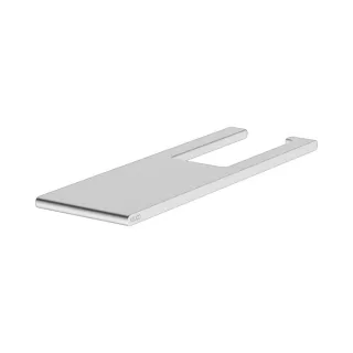 Keuco Edition 400 Papierhalter 11573170000 Alu silber-eloxiert, mit Ablage, offene Form