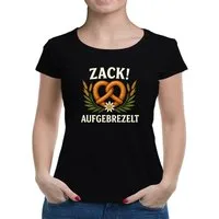 TShirt-People Print-Shirt Damen Zack, Aufgebrezelt