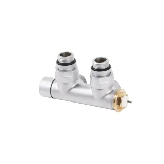 Terma Thermostat-Verbundeckventil 50mm CYLINDER GZ 1/2"-GZ 24-19 links, TGZTST005, Silber TGZTST005