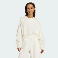 adidas Sportswear Sweatshirt SOFT LUX SWEATSHIRT, LOCKER GESCHNITTEN (1-tlg)