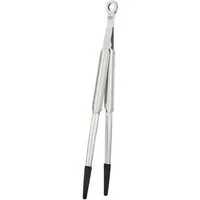 RÖSLE Spitzzange Spitzzange Silikon 31 cm edelstahl, 1-tlg., Spitzzange Silikon, 31,20cm, Edelstahl