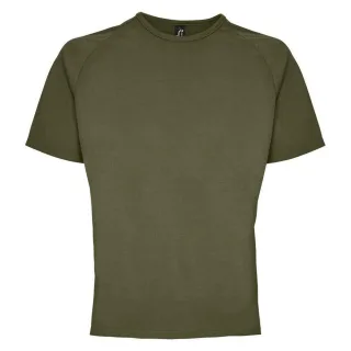 SOLS Herren Sporty Performance T-Shirt, Kurzarm, Rundhals (Army-Grün)