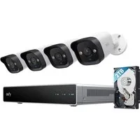 eufy Security IP-Überwachungskamera PoE NVR Security System E40, 4× 4K 8MP Kameras (4-tlg., KI-Erkennung, KI-gestützter Fernzugriff, lokale KI)