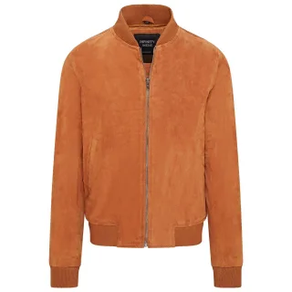 Weiche MA-1 Varsity Bomberjacke aus Ziegenwildleder f�r Herren - Dalian