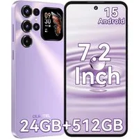 OUKITEL C68 Plus Android 15 Smartphone (18,28 cm/7.2 Zoll, 512 GB Speicherplatz, 64 MP Kamera, 6000mAh, 24(8+16)GB+512GB /1TB, 7.2" HD+ 120Hz, Dual SIM/ NFC)