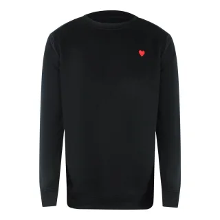 Love Moschino Sweatshirt Mit Kleinem Herzlogo, Schwarz