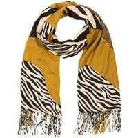Cassandra Accessoires Schal warmer, weicher Winterschal Africa, besonders flauschig, mit tollem Zebramuster