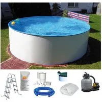 Clear Pool Rundpool MAUI I (Set, 7-tlg), inkl. umfangreichem Zubehör in verschiedenen Größen