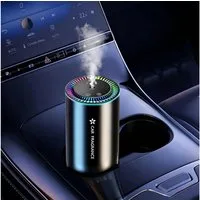 ibettertec Luftbefeuchter Auto Lufterfrischer Auto Elektrischer Duft Aroma Diffusor 3 Modi, Wasserloser Diffuser für ätherische Öle,Aroma Diffuser,Auto duft