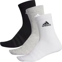 adidas Performance Sportsocken Crew Light grau/weiss/schwarz - 3 Paar