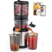 AMZCHEF Zentrifugenentsafter JE-7OT8, 250 W, 150mm Extra-Breitem Einfüllschacht, 2L Entsafter für Gemüse und Obst