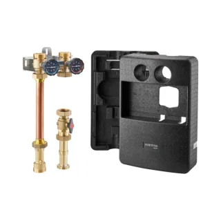 Oventrop Regumat Kessel-Anbindesystem 1355070 mit Pumpenkugelhahn, DN 32, ohne Pumpe
