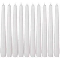 BRUBAKER Spitzkerze Premium Kerzen Set - bis zu 7,5 Stunden Brenndauer pro Kerze (Leuchterkerzen, 20-tlg., Halterkerzen Deko), 24 cm Tafelkerzen für Kerzenständer und Kronleuchter