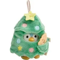 Nici Kuscheltier mymochi, Set Pinguin Waddle 8cm mit Lebkuchen & Weihnachtsbaumkostüm (Set), in Geschenkbox