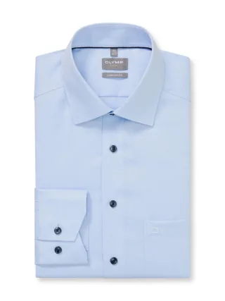 OLYMP - Comfort Fit: Businesshemd blau - Gr. - 41