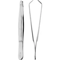 PFEILRING Augenbrauenpinzette, 9 cm, gekröpft, vernickelt