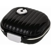 Jumpeak Pillendose tablettenbox 7 tage,pillendose 7 tage,pillendose klein für unterwegs (Muschelförmige Pillendose, Tablettenbox, Luftdicht), Sortierbox, Pillendose, 2 Farben, 2 Größen, Tragbare Pillenbox