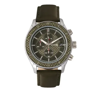Breed Maverick Chronograph Lederarmbanduhr mit Datum
