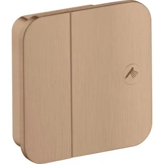 hansgrohe Axor One Fertigmontageset 45771310 Unterputz-Absperrventil, 1 Verbraucher, brushed red gold