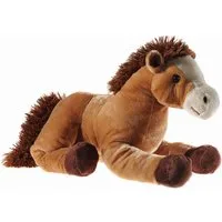 Heunec® Kuscheltier Pferd liegend 62 cm braun