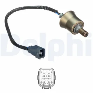 Delphi Lambdasonde vor Katalysator Toyota Auris Corolla 1,6