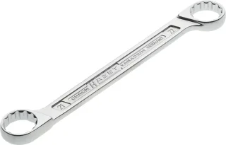HAZET Doppel-Ringschlüssel Außen-Doppel-Sechskant-Tractionsprofil - 610N-21X22