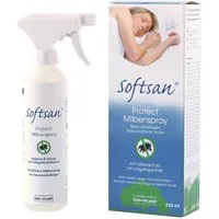Softsan Insektenspray Protect Plus Milbenspray für Hausstauballergiker, 0.25 l, zur Anwendung auf Textilien