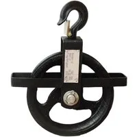 HDP Seilzug, Seilrad 190 mm 200 kg für Seile von 18 - 22 mm