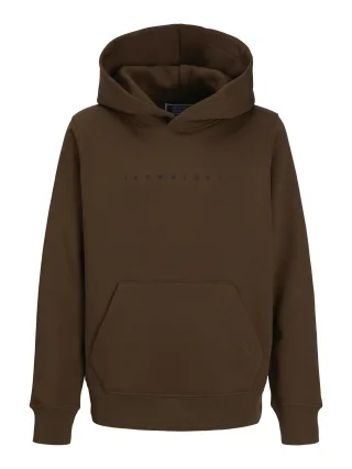 JACK&JONES - JJESTAR JJ SWEAT HOOD NOOS JNR Cocoa - Gr. - 176
