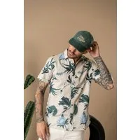 Petrol Industries Kurzarmhemd Men Shirt Short Sleeve AOP mit All-Over Print