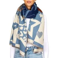 BRUBAKER Schal Cashmirillo Damen Schal mit Modernem Muster - 70 x 200 cm - Warm, (Oversized Schal für Herbst und Winter, 1-St), Kuschelig mit weichem Kaschmir-Gefühl - Damenschal Winterschal