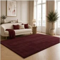 the carpet Teppich kuschelig & Super Soft, Anti-Rutsch Unterseite, rechteckig, Höhe: 16 mm, Waschbar bis 30 Grad, Felloptik, Wohnzimmer Teppich, Kundenliebling
