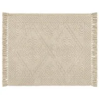Mirabeau Badematte Badematte Mivorex beige, Höhe 400 mm, 100% Baumwolle