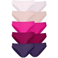 petite fleur by Lascana Bikinislip (10er-Pack) aus elastischer Baumwolle