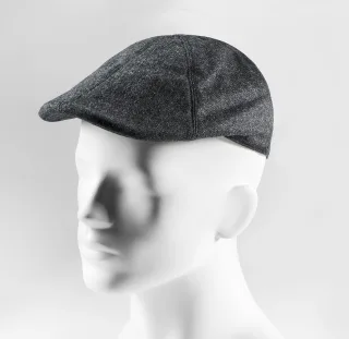 prince bowtie - Schiebermütze Uni d-grau