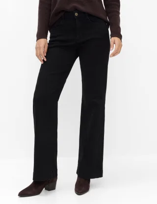 Brax Damen Five-Pocket-Hose Style MAINE CLEAN BLACK BLACK, denim schwarz, Gr. 38L
