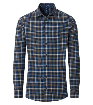 redmond - Freizeithemd braun - Gr. - 3XL