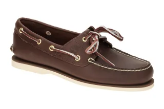 Timberland 174035 Classic Boat Hr Herrenschuhe Braun-glattleder 0,5cm Blockab...