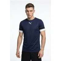 PUMA Fußballtrikot TEAMRISE JERSEY Regular Fit, mit Rundhalsausschnitt, mit Mesh-Details an den Ärmeln
