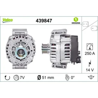 Valeo Generator  250A Mercedes G-Klasse S-Klasse Sprinter X-Klasse