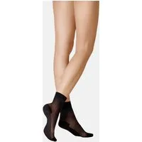 KUNERT Basicsocken Cotton Sole 20 (1-Paar) Transparente Söckchen mit Baumwoll-Sohle