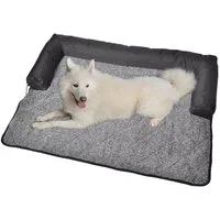 RAIKOU Hundematte Hundebett Hundsofa Tierbedarf Tiebett M L XL, Plüsch, 70X90cm 90x90cm Waschbar Rutschfest