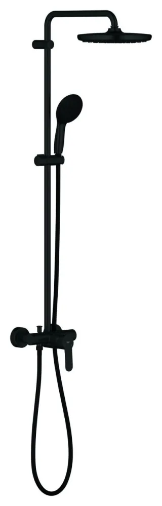 GROHE Duschsystem Tempesta 250 26673_1, Brausebatterie KB Temp. 250 matt black, 266732431 266732431