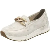 Rieker Loafer, Slipper, Slip-on Sneaker, Halbschuh mit modischer Zierkette