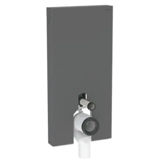 Geberit Monolith Plus Sanitärmodul für Stand-WC, 101 cm, Frontverkleidung aus Glas:, 131203CD7 131203CD7