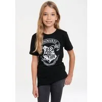 LOGOSHIRT T-Shirt Harry Potter – Hogwarts Logo mit lizenziertem Print