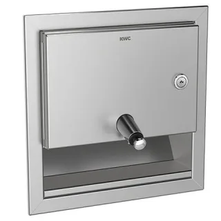 KWC Aquarotter Seifenspender, RODAN, Edelstahl, Unterputz, 241x243x132 mm, 3600009362 3600009362