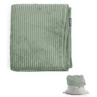 mokebo Sitzsack Das Kuschel-Cover (nur Cord Cover), Bean Bag Cover, Überzug oder Hülle in Grau, ohne Sitzsack geliefert