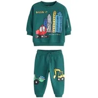 Next Sweatanzug Rundhals-Sweatshirt und Jogginghose im Set (2-tlg)
